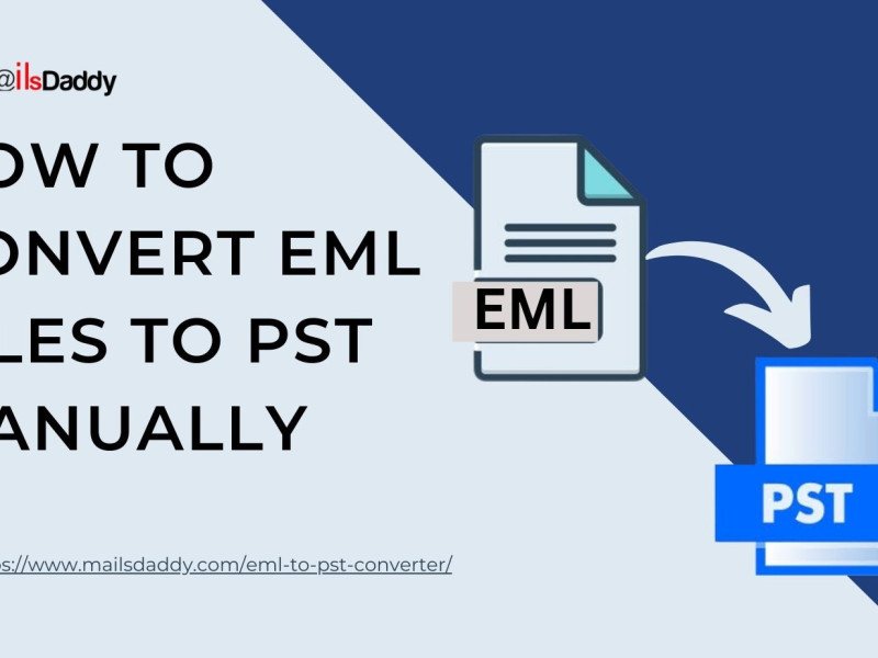 How to convert EML files to Manually
